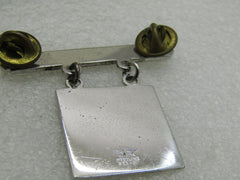 Vintage Sterling Silver Rifle Marksman Medal, Signed HH SER 437