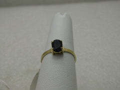 10kt Sapphire Spinel Diamond Ring, Sz. 7, 2.08 Gr.