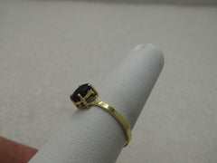10kt Sapphire Spinel Diamond Ring, Sz. 7, 2.08 Gr.