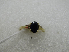 10kt Sapphire Spinel Diamond Ring, Sz. 7, 2.08 Gr.