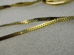 Vintage Egyptian With Ankh Pendant on  Monet, 24" Herringbone Chain