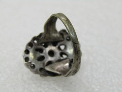 Vintage Southwestern Sterling Turquoise Ring, Sz. 7