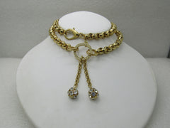 Vintage Lady Remington Rolo Tassel Necklace, 22" With Tassel Pendant Drop