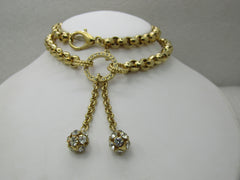 Vintage Lady Remington Rolo Tassel Necklace, 22" With Tassel Pendant Drop