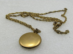 Victorian Rhinestone Locket Necklace, Falling Stars. 28"