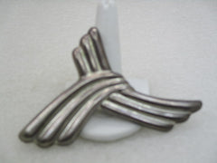 Vintage Sterling Silver Waterfall Brooch, Mexico, Signed TL-62, 29.06 gr.  3" Statement