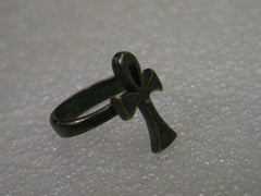 Vintage Sterling Silver Ring, Ankh, size 5, weight 3.60 grams