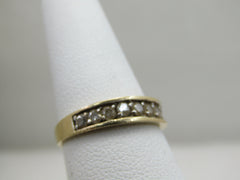 Vintage 14kt Diamond Anniversary Ring/Band, Sz. 7