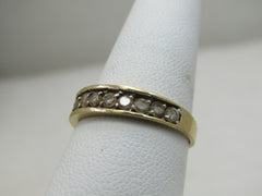 Vintage 14kt Diamond Anniversary Ring/Band, Sz. 7
