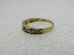 Vintage 14kt Diamond Anniversary Ring/Band, Sz. 7