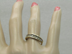 Vintage 14kt Diamond Anniversary Ring/Band, Sz. 7