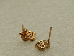 14kt Levian Cognac & White Diamond Heart Earrings, Rose Gold. 25 TCW, Tags and NIB