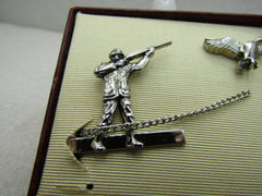 Copy of Vintage Hickok Duck Hunter & Duck Tie Clasp & Tack Pin, Original Box