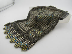 Antique Enameled Mesh Purse, Whiting &amp; Davis, 1920's.