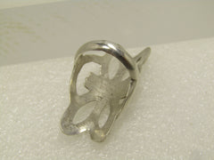 Vintage Sterling Sandcast Southwestern Ring, Sz.  7.25, 1970's-1980's, Unisex