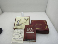Vintage Hickok Duck Hunter & Duck Tie Clasp & Tack Pin, Original Box