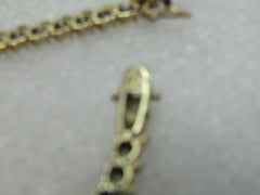 Sterling Gold Vermeil CZ Tennis Bracelet, 7.5", 8+ TCW