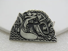 Vintage Urban Fetishes Maidens Bathing Brooch, 1990 Pewter