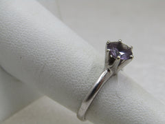 10kt Purple Sapphire Solitaire Ring, 1.15 CTW, Sz. 5.5