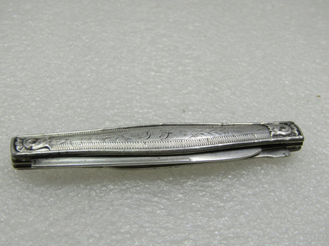 Victorian Sterling Silver Victorian Folding Knife, late 1800's to early 1900's