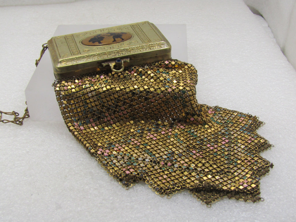 Antique 1920's Tiffany & Co. Gold Beaded Purse