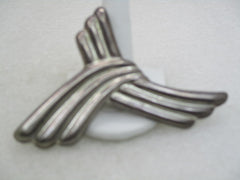 Vintage Sterling Silver Waterfall Brooch, Mexico, Signed TL-62, 29.06 gr.  3" Statement