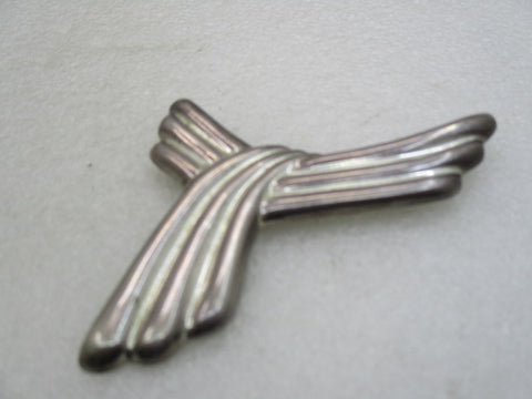 Vintage Sterling Silver Waterfall Brooch, Mexico, Signed TL-62, 29.06 gr.  3" Statement