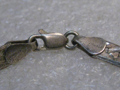 Sterling Silver 5mm Herringbone Bracelet, 8",  Unisex, 9.00gr, Sunrise maker's mark, signed Italy