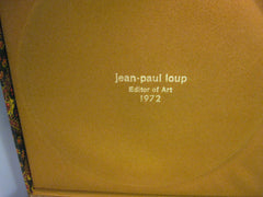 Copy of Jean-Paul Loup, Enamel Plate, Christmas 1972, No. 263 of 500, Limoges, France