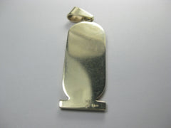 14kt Hieroglyphic Name Egyptian Cartouch Pendant, Ryan Jeweler's, 2", 6.04 gr. (Copy)