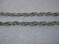 Vintage Sterling Silver 5mm Spiral/Rope Link Bracelet, 7.5", signed Milor, Italy, Post Mid-Century
