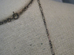 Fenton Sterling Iridescent Amethyst Necklace Earrings Set, 24", Margarita de Santis, Clip Earrings