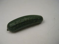 Vintage Heinz Green Pickle Advertising Brooch, 1.25" long