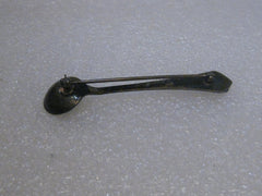 Vintage Sterling Silver Alpha Xi Delta Sorority Spoon Brooch, Mid-Century, 2.5", 5.31 grams