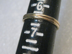Vintage 14kt Gold Victorian Style Black Cameo Ring, sz. 6.25, 2.73 gr. Estate