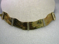 Nolan Miller Glamour Collection 14 Strand Bracelet with Rhinestone Accents, 7.5" in Box