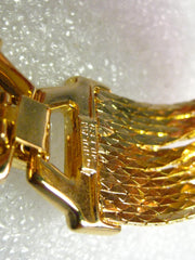 Nolan Miller Glamour Collection 14 Strand Bracelet with Rhinestone Accents, 7.5" in Box
