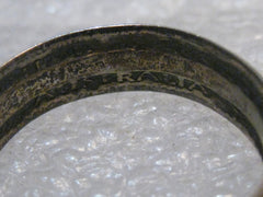Vintage Australian Trench Art Coin Ring, Florin Coin, WWII, sz. 10, 4.93 gr.