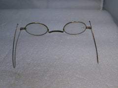 Vintage  Wire Rim Glasses, Oval, G.F., Ben Franklin style
