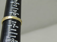 14kt Gold Marquise Garnet Filigree Ring, Sz. 6.25, 3.0 Gr., .35 ctw, Signed