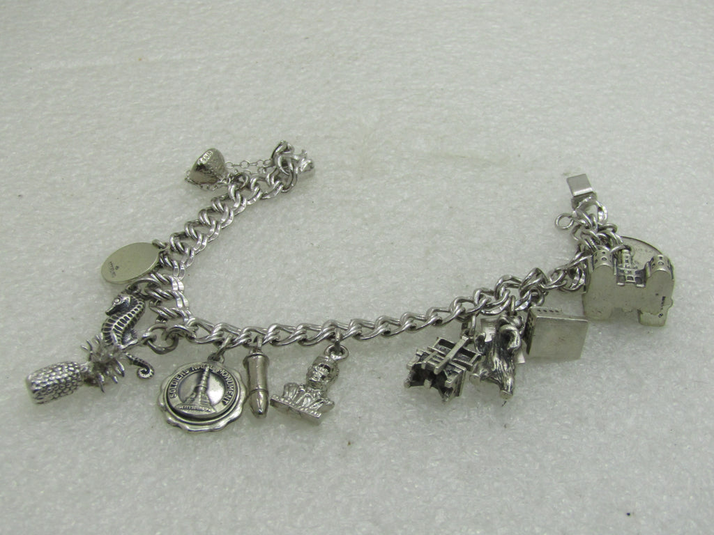 Buy Carlton London Girls 925 Sterling Silver Charm Bracelet with Silver  Plating - Xuper