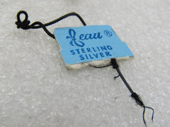 Vintage Beau Sterling Simulated Turquoise Stick Pin, 1960's 2.5"
